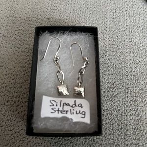 Silpada sterling silver square earrings